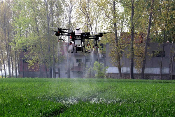 汝陽(yáng)縣農(nóng)業(yè)農(nóng)村局:無(wú)人機(jī)噴灑農(nóng)藥 高科技助力農(nóng)業(yè)植保